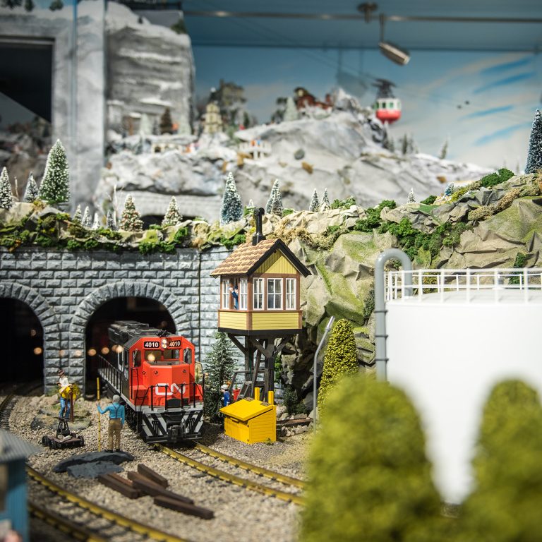 Escarpment Train Exhibit Model Train Display