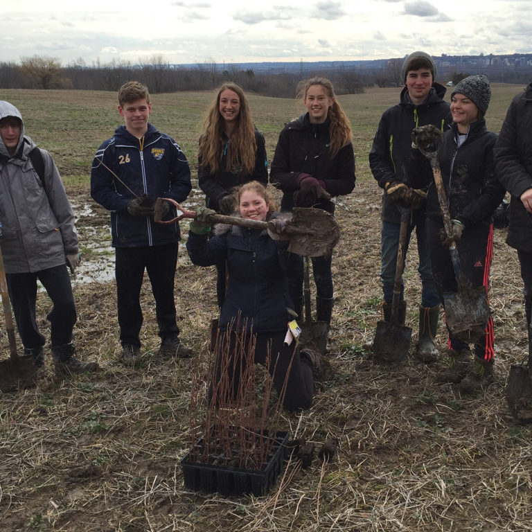 Yes Alliance Youth Tree Planting In Mud