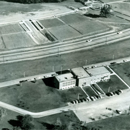 Arial Of Hendrie Park Construction 1963