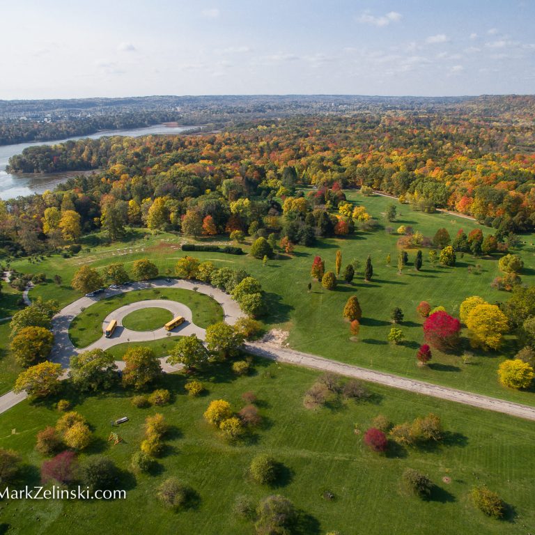 Aerial View Arboretum In Fall Credit Markzelinski.com