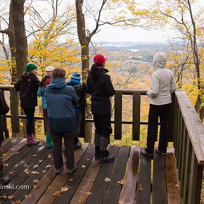 Family At Lookout In Fall Credit Markzelinski.com