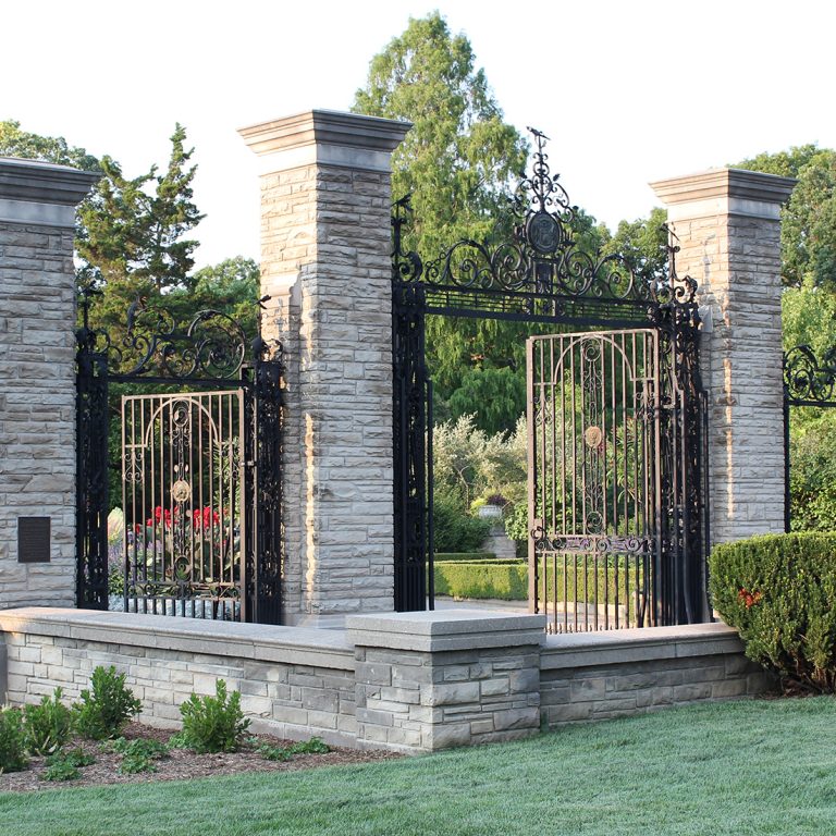 Hendrie Park cast iron Gates in Scented Gardem