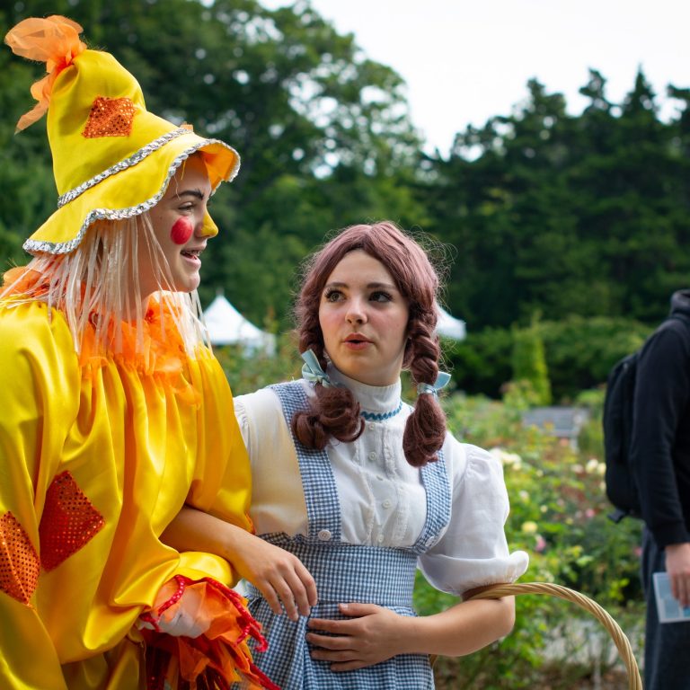 Wizard of Oz Dorothy and Scarecrow in Hendrie Park