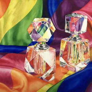 The Colour of Light, Nancy Moreau Watercolour painting titled "Colour of Light" by Nancy Moreau