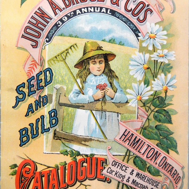 Bruce 1890 seed catalogue cover