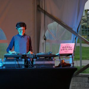 DJ-Donna-Lovejoy-2 DJ Donna Lovejoy in the Rose Garden Tent