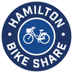 Hamilton Bike Share circular blue logo