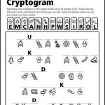 Winter Crytogram Winter Cryptogram activity