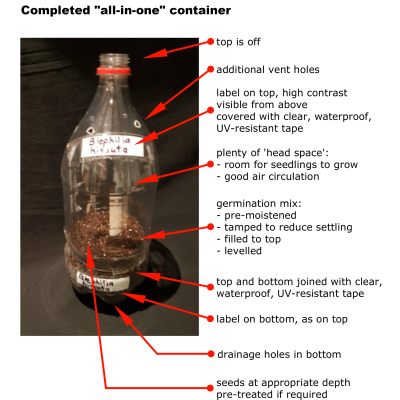 completed-wintersowing-container-all-in-one "All-in-one" container sample