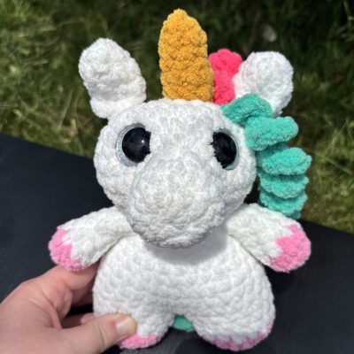 crochet unicorn PI creations Crocheted unicorn