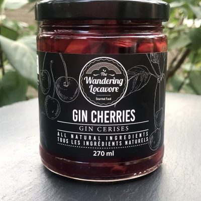 gin cherries Jar in Gin Cherries by the Wandering Locavore