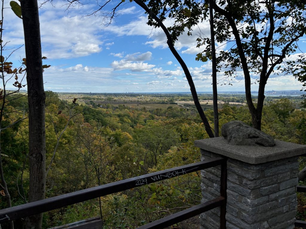 image002 Lookout over the escarpment from Rock Chapel in summertime