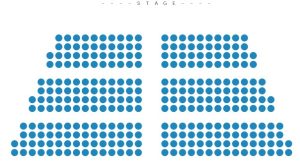 seat layout chart for under the harvest moon VIP concert